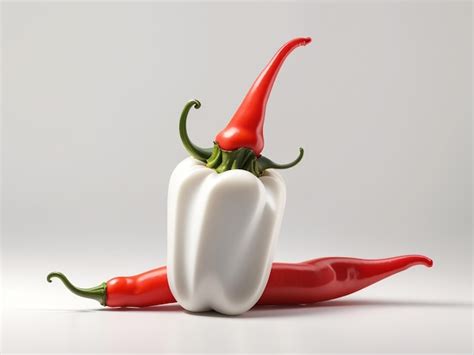 Premium Ai Image Red Hot Chili Pepper Isolated On Transparent Background