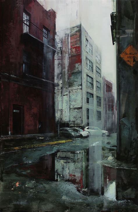 Captivating City Streets Paintings Fubiz Media