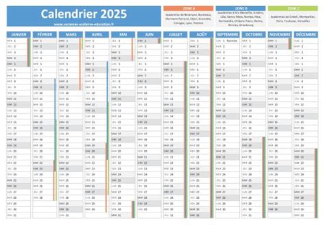 Vacances De Pâques 2025 Calendrier Scolaire 2024 2025 Zones Académiques A B C Corse Et