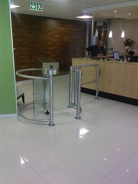 Half Height Glass Turnstile Imat