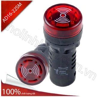 Buzzer còi báo động âm thanh và ánh sáng 220V AD16-22SM – Kho linh kiện
