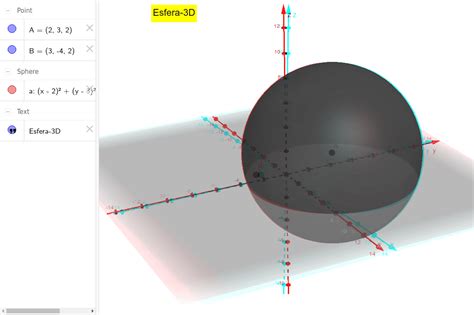 Esfera 3D GeoGebra