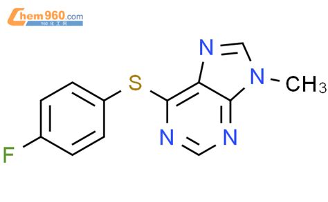 736142 71 5 9H Purine 6 4 fluorophenyl thio 9 methyl CAS号 736142 71