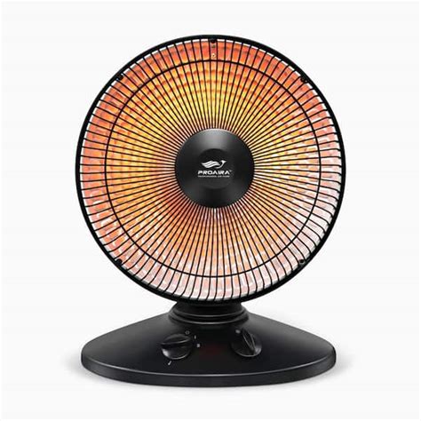 Proaira 700 Watt 1000 Watt In Black Oscillating Parabolic Dish Heater With Tip Over Safety