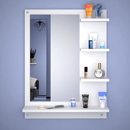 Buy Redwud Lavis Engineered Wood Matte Finish Dressing Wall Mirror With