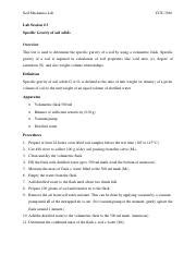 Determining Specific Gravity Of Soil Solids In Soil Mechanics Lab