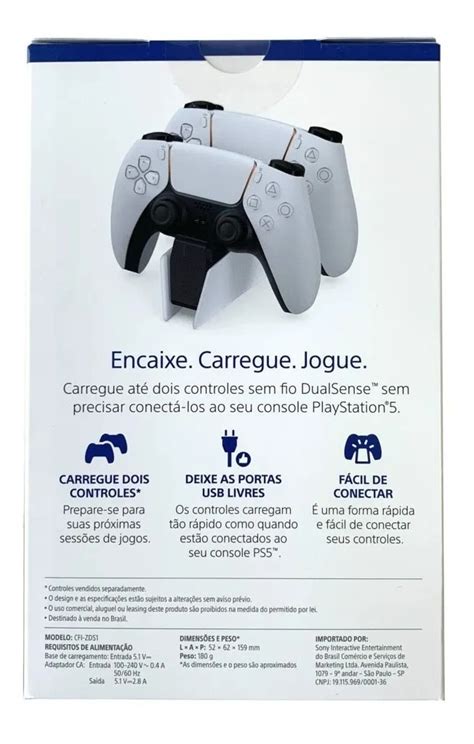 Base De Carregamento Controle Dualsense Ps Original Sony