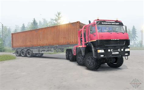 KamAZ 65228 Para Spin Tires