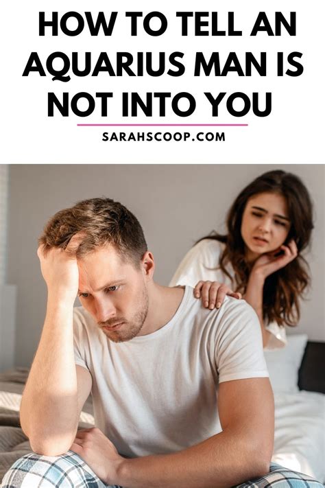 How To Tell An Aquarius Man Is Not Into You 28 Signs Sarah Scoop