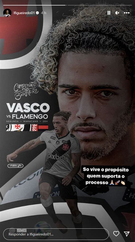 Jogadores do Vasco publicam imagens destacando o clássico SuperVasco