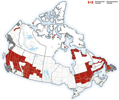 What are the coldest places in Canada right now?