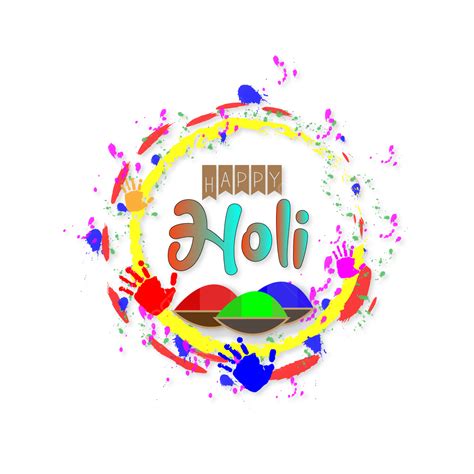 Happy Holi Color Vector Hd Png Images Colorful Happy Holi Vector