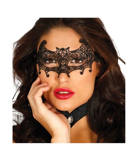 Masque Sexy Dentelle Noir Sexshop