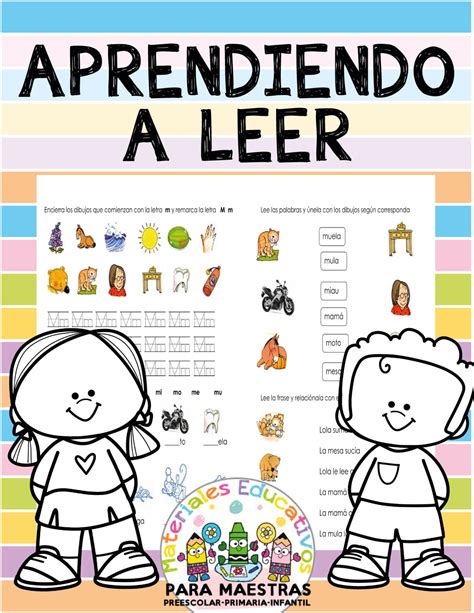 Cuaderno De Lectoescritura Aprende A Leer Y Escribir Al Primaria