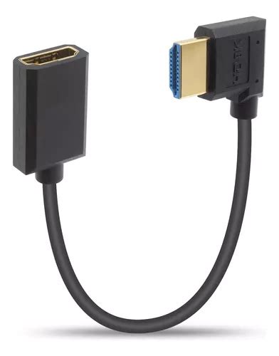 Cabo De Extens O Hdmi Duttek K Curto Ngulo De Graus M Frete Gr Tis