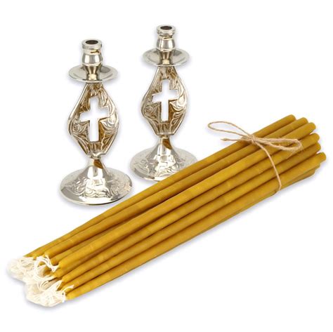 Beeswax Church Candles And Candle Holders Blessedmart