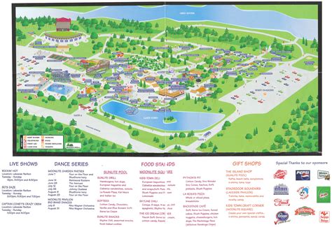 Coney Island Central 2002 Park Map