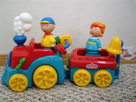 Thanks, Mail Carrier | Caillou Toys: Caillou Doll & Caillou Learning Train {Review}