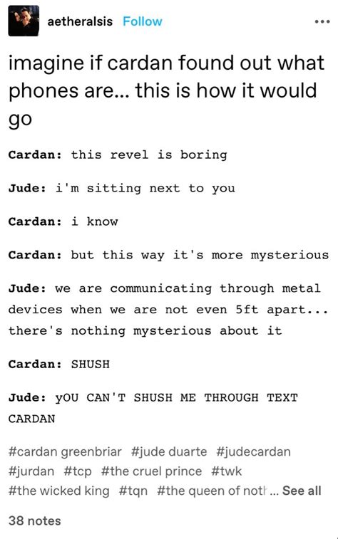 Pin By Silver On Cruel Prince Book Jokes Cruel Book Memes