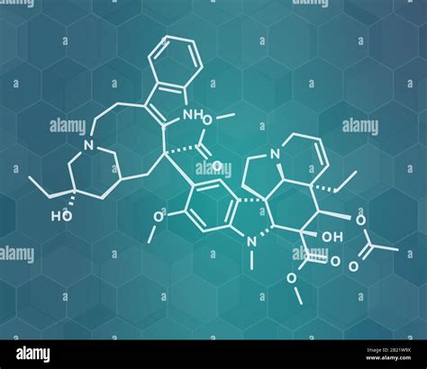 Mol Cula De F Rmaco Quimioterap Utico Para El C Ncer De Vinblastina
