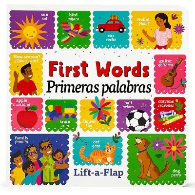 First Words Primeras Palabras Bilingual By Rosie Pajaro Board