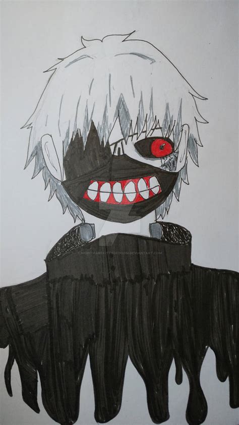 Kaneki Ken Sketch By Nightmarekittyofdoom On Deviantart