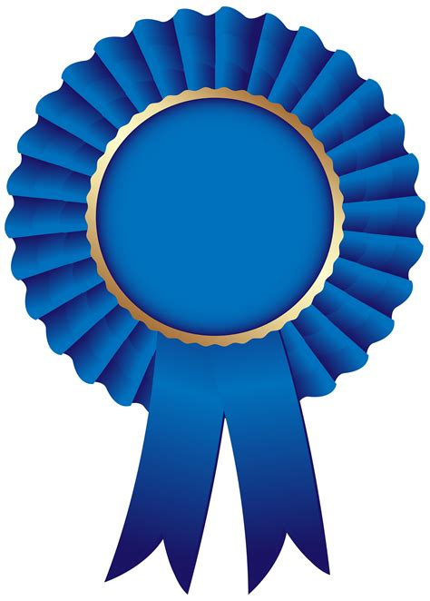 Blue Ribbon Rosette Clip Art Blue Rosette Ribbon Png Clip Art Image