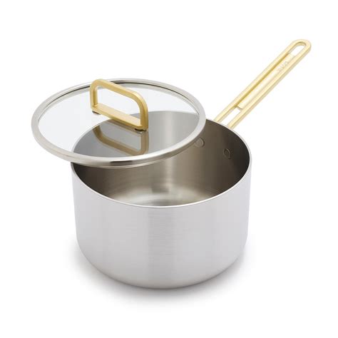 Stanley Tucci™ Stainless Steel 4 Quart Saucepan With Lid The Cookware
