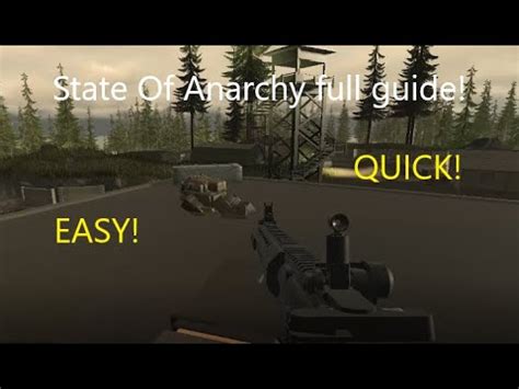 State Of Anarchy Full Guide ROBLOX YouTube