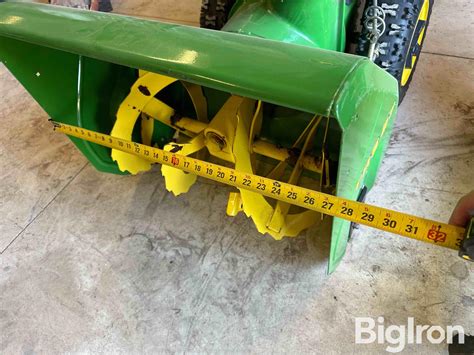 John Deere TRS27 Dual Stage Snow Blower BigIron Auctions