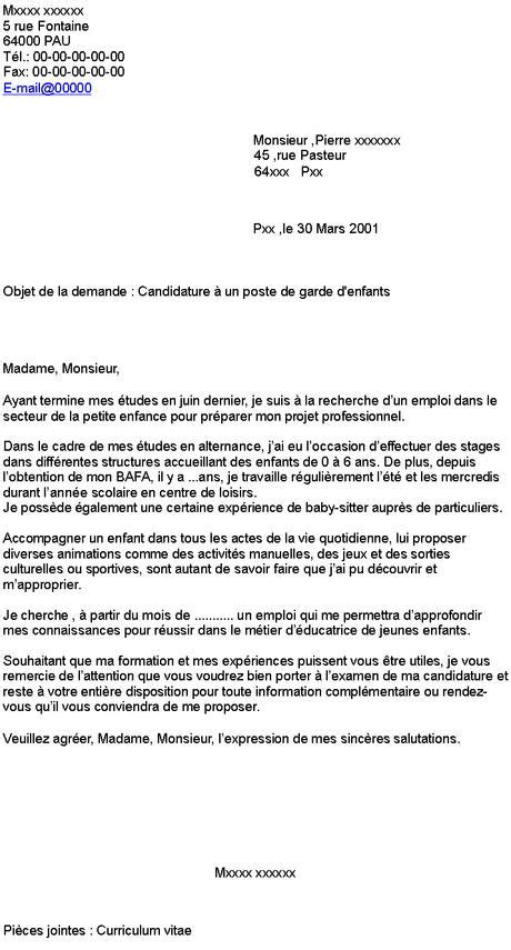 lettre de motivation stage aide a domicile À Découvrir