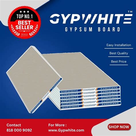 GypWhite Oman Gypsum Boards At Rs 300 Piece Saint Gobain Gypsum Board