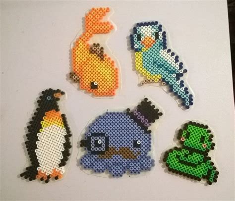 Creative Perler Bead Animals perler bead animals cute Easily made at home