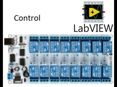 Labview Sainsmart Relay Module Channels Control Youtube