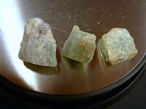 3 Pc Beryl Crystal Set From Ray Mine Spirit Rock Shop
