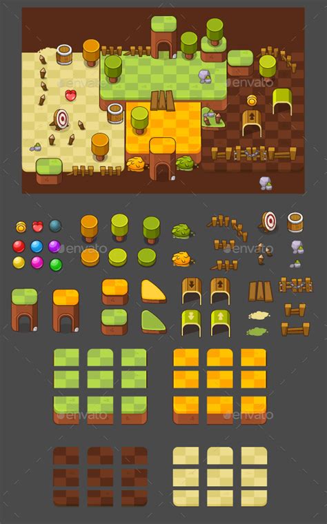 Top Down 2d Game Assets From Graphicriver