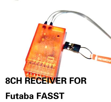 R Cepteur Pour Futaba FASST Compatible 2 4GHz 8CH FT8RSB