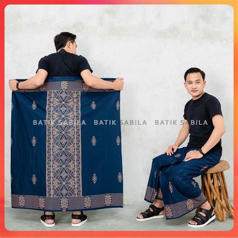 Jual Sarung Batik Sarung Kang Santri Sarung Batik Motif Aksara Jawa