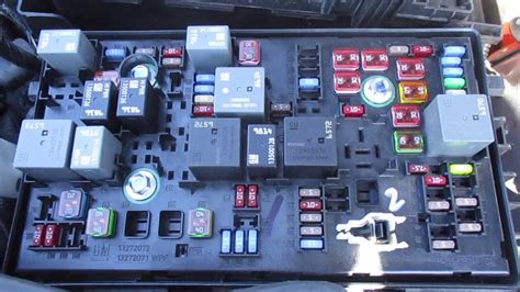 Fuse Box Relay Location Chevy Impala 2016 2017 2018 2019 2020 2021