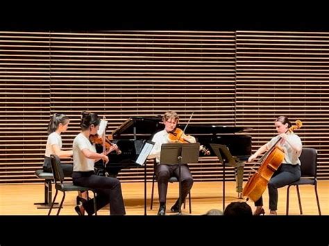 Mozart Piano Quartet No In G Minor K I Allegro Youtube