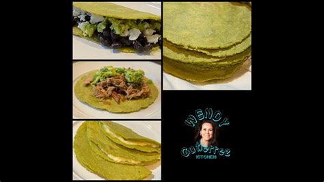 Tortillas De Nopal Y Espinacas Youtube