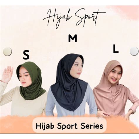 Jual Bergo Hamidah Hijab Sport Bergo Instan Olahraga Bergo Sport