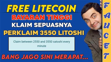 MantapFaucet Litecoin Bayaran Termahal Withdraw Sepuasnya Ke