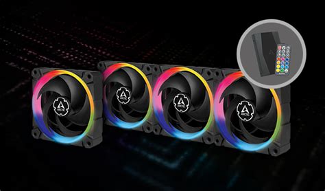 BioniX P120 A RGB 120 Mm A RGB PWM Fan With Cable Splitter ARCTIC