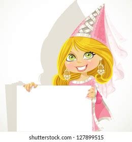 Cute Nude Girl Hold Seductive Banner Stock Vector Royalty Free 116508409 Shutterstock