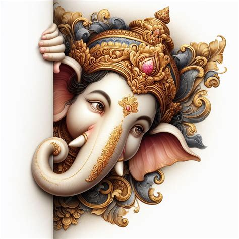 Premium Photo Lord Ganesh Head Image Background