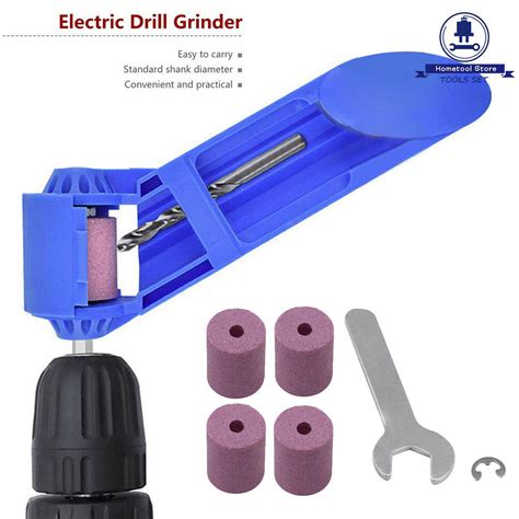 ♀﹍7pcs Portable Drill Sharpener Corundum Grinding Wheel For Grinding