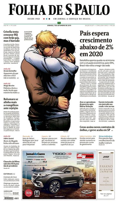 Folha De Sao Paulo Esta Es La Res Diario De Brasil A Un Acto De