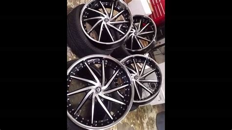 877 544 8473 26 Inch Artemis Machine Black Chrome Lip Wheels Truck Car