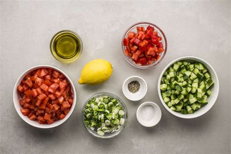 Chopped Tomato And Cucumber Israeli Salad Recipe